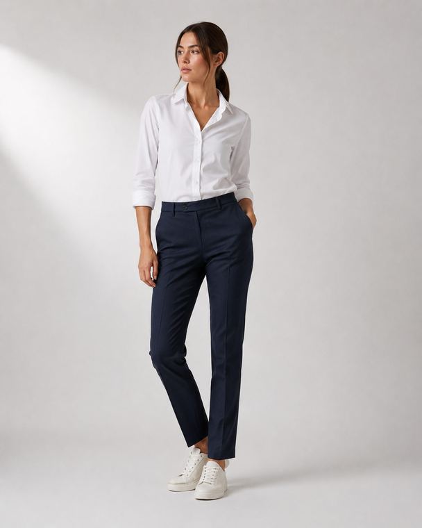 Camisa blanca con pantalón