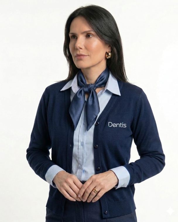 Conjunto cardigan femenino