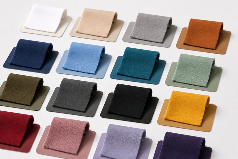 Carta de colores textiles